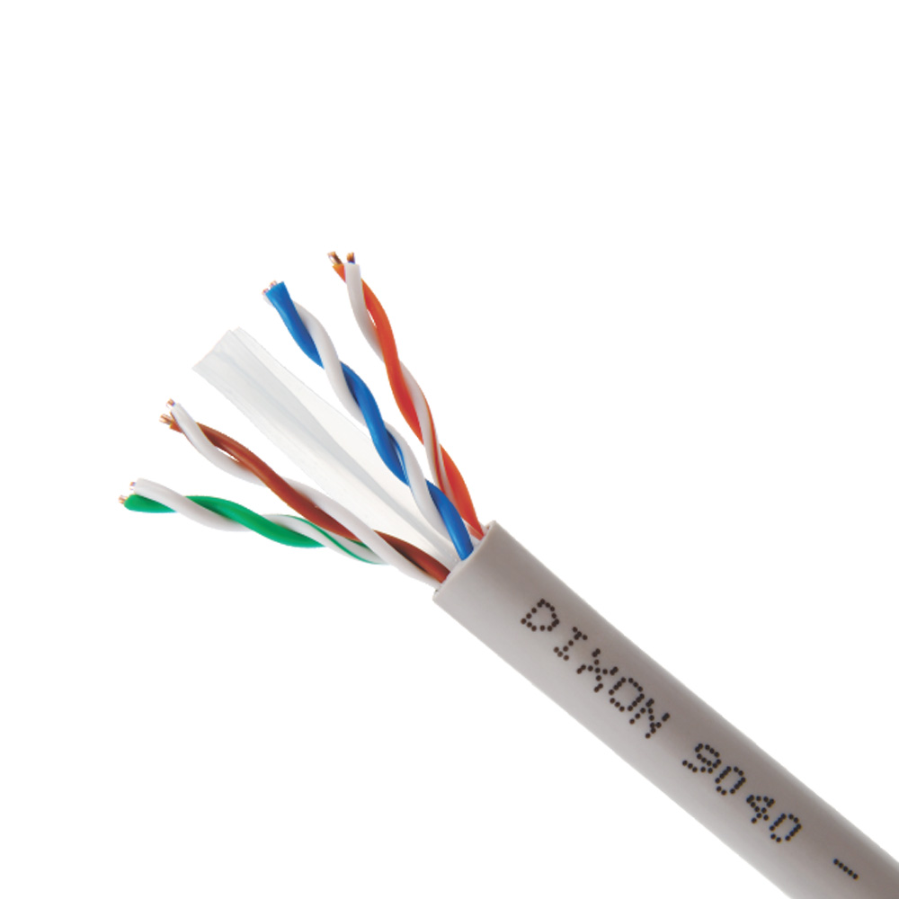 Cable UTP Cat. 6 4Px23 AWG LSZH - 305m - Gris - kroton